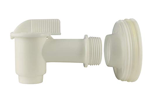 Samoa-Hallbauer Fasshahn 3/4" Kunststoff Kugelventil 2-teilig für 3/4" und 2" Anschluss von Samoa-Hallbauer