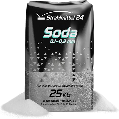 25 KG Soda Strahlmittel 0,1-0,3 mm Strahlsoda von Samore