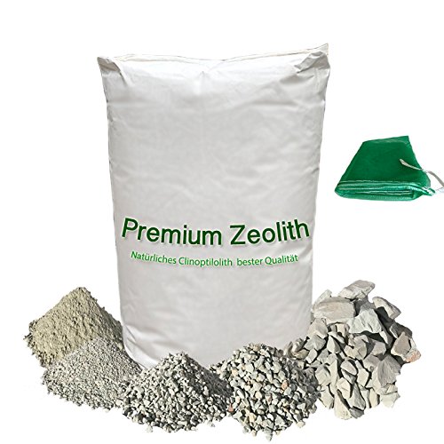 25 KG ZEOLITH KÖRNUNG 8-16 mm + 2 Filtersäcke von Samore