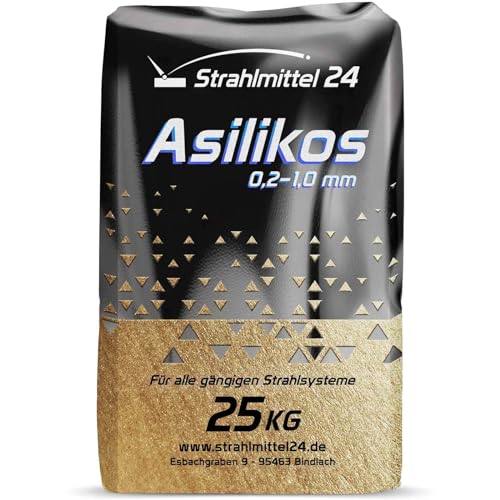 Asilikos 0,2-1,00 mm 25 kg Strahlmittel Sandstrahlen von Samore