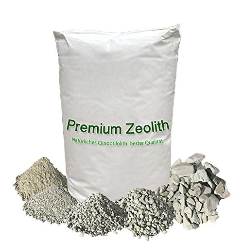 Samore 25 KG ZEOLITH KÖRNUNG 0-50 µm FILTERMATERIAL ZEOLIET PHOSPHATBINDER Zeolite ZEOLITHPULVER CEOLITH KOITEICHE, GARTENTEICHE, ZIERTEICHE UND SCHWIMMTEICHE von Samore