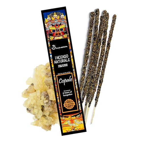 Peruanischer Weihrauch in Stäbchen Copal - 100% natürliche Körner und Kräuter - handgefertigt in Peru von Samsara
