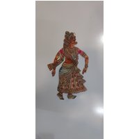 Lederpuppe Sita || Zuhause Dekorativ Bemalte Handgemachte Hängende Puppe Wanddeko von Samsartexport