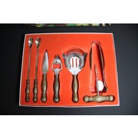 Wunderschönes Bar-Set, Wmf Burgund Bar-Set - Tafelrunde von SamsonsTreasureChest