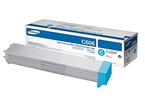 SAMSUNG CLT-C6062S/ELS Original Toner Cyan (Hohe Reichweite) - Kompatibel mit CLX-9350ND/CLX-9352NA von Samsung