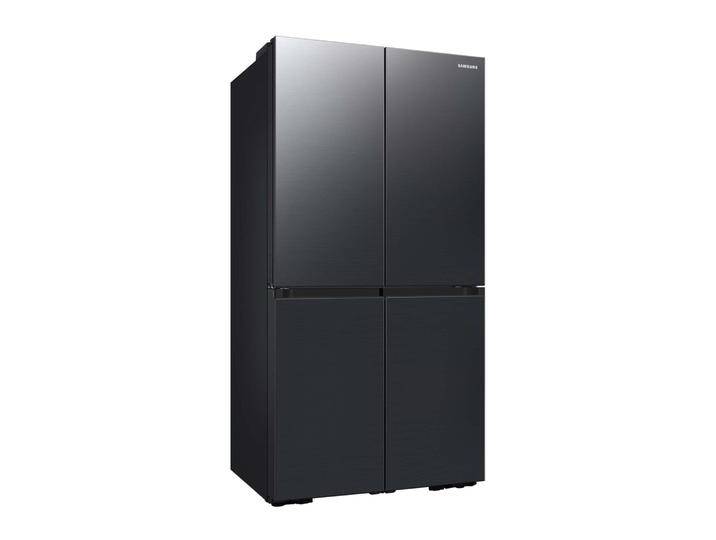 SAMSUNG Multi Door RF65DG960EB1EF , E (A-G), silber (premium schwarz steel), mit Beverage-Center,mit Beverage-Center, Kühlschränke von Samsung