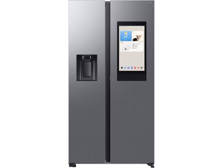 SAMSUNG Side-by-Side RS90F67BE , E (A-G), silber (edelstahl look), B:91,2cm H:178,0cm T:72,6cm, Kühlschränke von Samsung