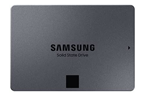 Samsung 870 QVO SATA III 2,5 Zoll SSD, 2 TB, 560 MB/s Lesen, 530 MB/s Schreiben, Interne SSD, schnelle Festplatte als Ersatz für HDD, MZ-77Q2T0BW von Samsung