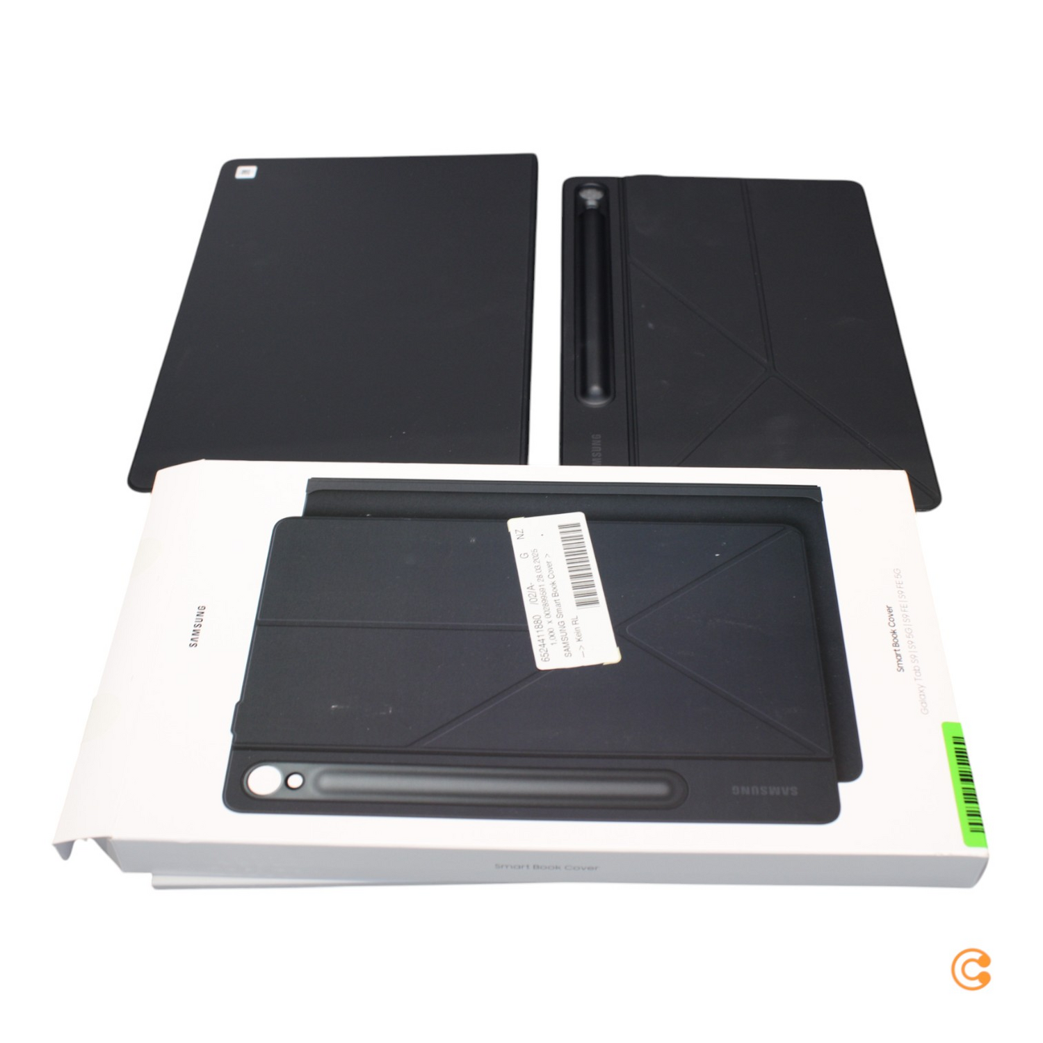Samsung Book Cover Hülle Tab S9 Tablet Schwarz Standfunktion Magnetisch  B-Ware von Samsung