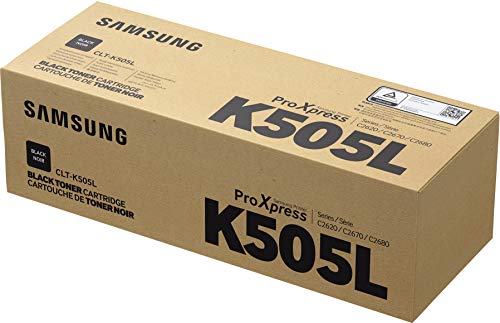 Samsung CLT-K505L SU168A Tonerkassette Schwarz 6000 Seiten Original Toner von Samsung