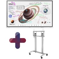 Samsung Flip Pro WM75B Flipchart 190,5 cm 75 Zoll + Peerless-AV SR598W Rollwagen höhenverstellbar von Samsung