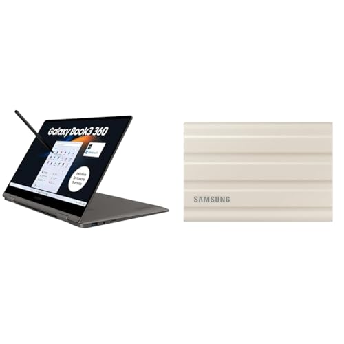 Samsung Galaxy Book3 360 Laptop & Portable SSD T7 Shield von Samsung