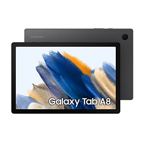Samsung Galaxy Tab A8, Android Tablet, WiFi, 7.040 mAh Akku, 10,5 Zoll TFT Display, vier Lautsprecher, 32 GB/3 GB RAM, Tablet in Grau von Samsung