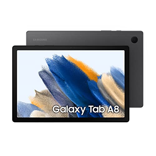 Samsung Galaxy Tab A8, Android Tablet, LTE, 7.040 mAh Akku, 10,5 Zoll TFT Display, vier Lautsprecher, 32 GB/3 GB RAM, Tablet in Grau von Samsung