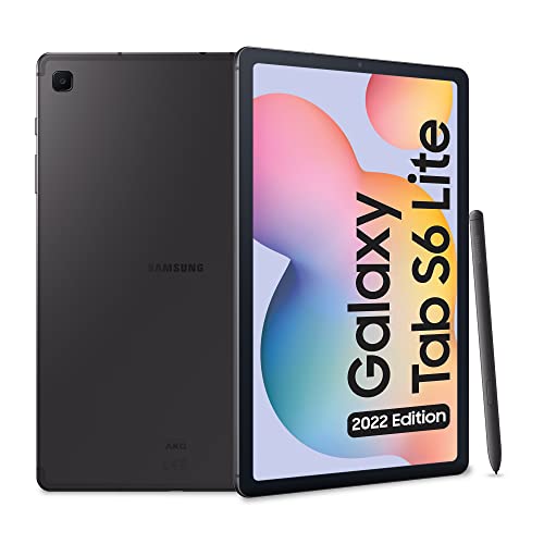 Samsung Galaxy Tab S6 Lite (2022), S Pen, Tablet, 10,4 Zoll LCD TFT, LTE, RAM 4 GB, 64 GB erweiterbar, Akku 7040 mAh, Android 12 Oxford Gray [Italienische Version] 2022 (Generalüberholt) von Samsung