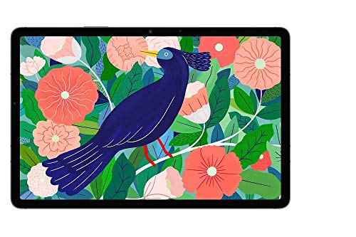 Samsung Galaxy Tab S7, Android Tablet mit Stift, 4G, WiFi, 3 Kameras, großer 8.000 mAh Akku, 11,0 Zoll LTPS Display, 128 GB/6 GB RAM, Tablet in Schwarz (Generalüberholt) von Samsung
