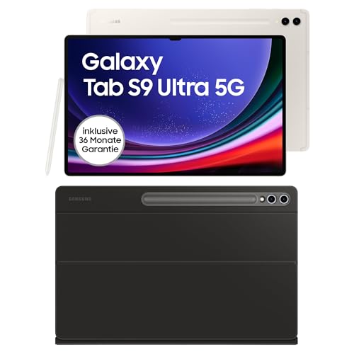 Samsung Galaxy Tab S9 Ultra AI-Android-Tablet, 5G, 256 GB / 12 GB RAM, MicroSD-Kartenslot, Inkl. S Pen, Simlockfrei ohne Vertrag, Beige+Keyboard Cover, Black Samsung Galaxy Tab S9 Ultra AI-Android-Tablet, 5G, 256 GB / 12 GB RAM, MicroSD-Kartenslot, Inkl. S Pen, Simlockfrei ohne Vertrag, Beige+Keyboard Cover, Black von Samsung