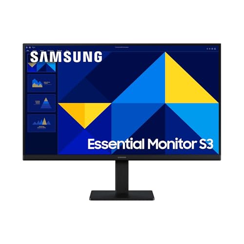 Samsung 24 Zoll Essential S3 S30GD, Full HD 1080p (1.920 x 1.080), PC-Monitor, Bildschirm, 100 Hz, IPS-Panel, Game Mode, Off Timer Plus, Eye Saver Mode, Flicker Free, LS24D304GAUXEN Samsung 24 Zoll Essential S3 S30GD, Full HD 1080p (1.920 x 1.080), PC-Monitor, Bildschirm, 100 Hz, IPS-Panel, Game Mode, Off Timer Plus, Eye Saver Mode, Flicker Free, LS24D304GAUXEN von Samsung