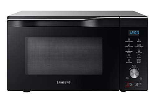 Samsung MC32K7055Ct/Ec Mikrowellenherd mit Grill, 32 L, Innenraum Keramik, HotBlast-Technologie und Ofenfunktion bis 200 °C, 2100 W, Schwarz und Grau von Samsung