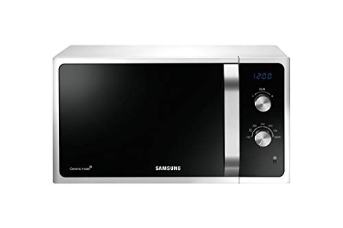 Samsung MG23F301TAS/ET Fresh Menu, QuickDefrost, Mikrowelle + Grill 800 W + 1100 W, 23 Liter, 49 x 27,5 x 39 cm, silberfarben von Samsung