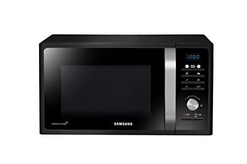 Samsung MG2AF301TCK/ET Freistehender Mikrowellengrill Healthy Cooking MG2AF301TCK/ET Goldplatte, QuickDefrost, Mikrowelle + Grill 800 W + 1100 W, 23 l, 49 l x 27,5 h x 39 cm, schwarz von Samsung