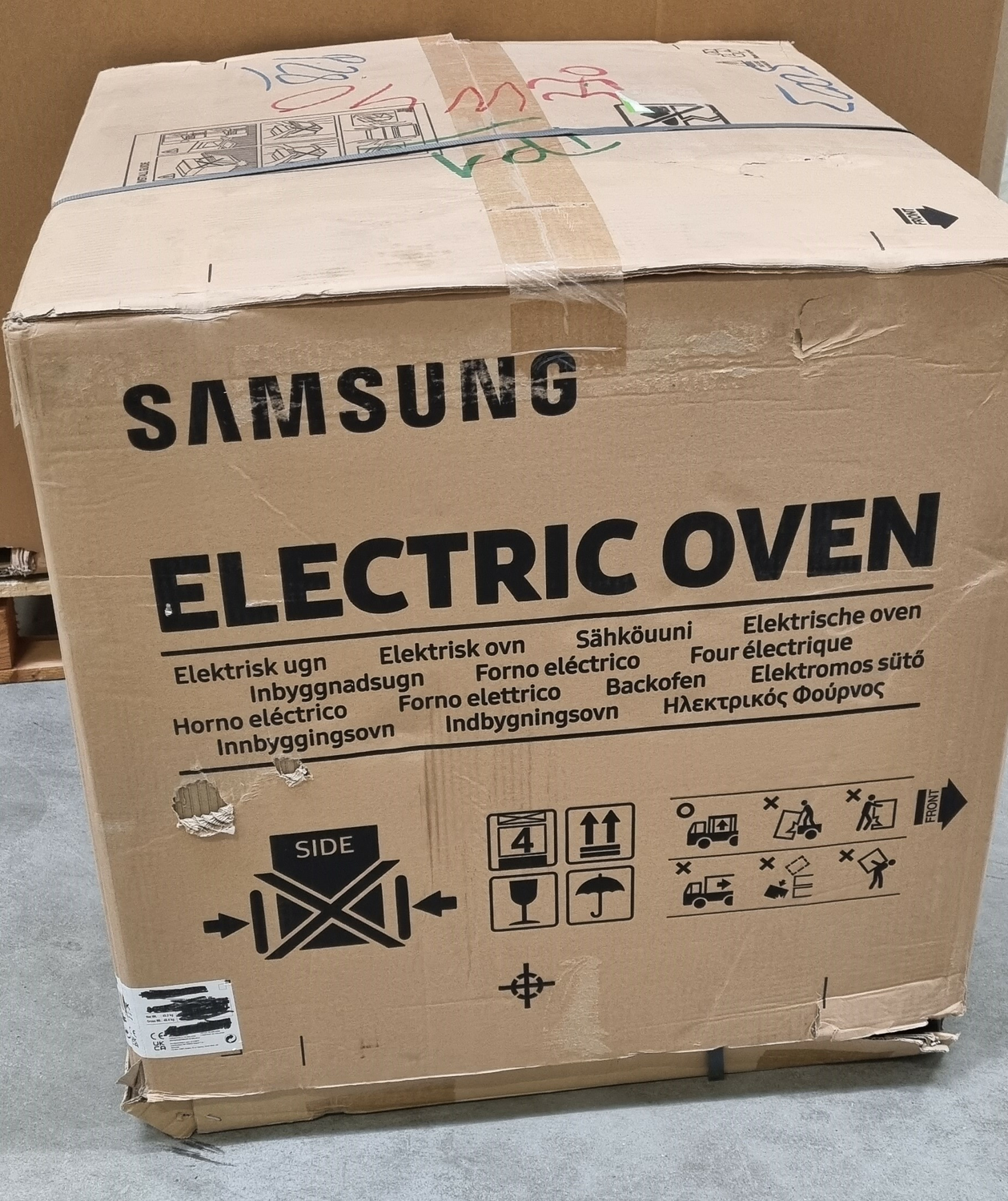 Samsung Nv66 M3571 Bs/Eg Backofen Dual Cook Edelstahl Pyrolyse Eek: A B-Ware von Samsung