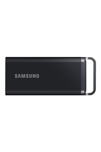 Samsung Portable SSD T5 EVO, 4 TB, USB 3.2 Gen. 1, 460 MB/s Lesen, 460 MB/s Schreiben, Externe Festplatte für Mac, PC, Android, Smart TVs und Spielkonsolen, Inkl. USB-C-Kabel, MU-PH4T0S/EU von Samsung