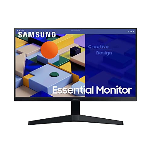 Samsung S31C Essential Monitor S24C314EAU, 24 Zoll, IPS-Panel, Full HD-Auflösung, Eco Saving Plus, AMD FreeSync, 5 ms Reaktionszeit, Bildwiederholrate 75 Hz, Schwarz von Samsung