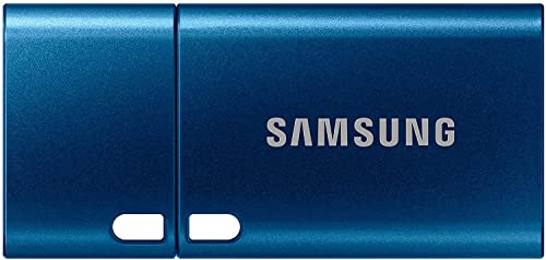 Samsung USB-Stick, USB-C, 64 GB, 300 MB/s Lesen, 30 MB/s Schreiben, USB 3.1 Flash Drive für Notebooks, Tablets und Smartphones, Blue, MUF-64DA/APC von Samsung