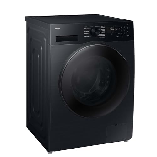 Samsung WD90DG5B15BBEG AI Waschtrockner, 9+6 kg, EEK: D/A (-10%), Waschmaschine und Trockner in einem, AI Energy Mode, AI Ecobubble, Hygiene-Dampfprogramm, Mikroplastik-Programm, Schwarz von Samsung
