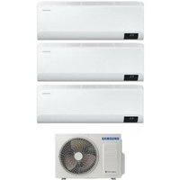 Samsung - cebu serie 9000+9000+12000 btu inverter trial split klimaanlage mit aj052txj3kg a+++ wi-fi 9+9+12 - new von Samsung