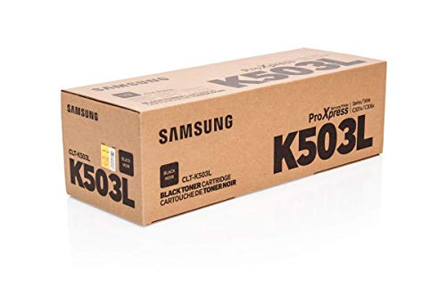 Samsung clt-k503l Toner Laser 8.000 Seiten schwarz – Tonerkartuschen und Laser (Laser Toner, 8000 Seiten, schwarz, 1 Stück (S)) von HP
