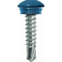 Samsung - etanco Belvis selbstbohrende Metallschraube – Torx 20 Ø5,5 x 25 mm – Aluminium/EPDM-Unterlegscheibe Ø10 – ral 9010 – Box mit 100 Stück – von Samsung