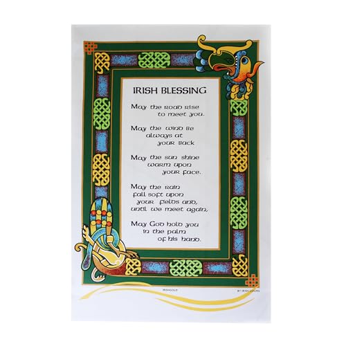 Samuel Lamont Irish Blessing Geschirrtuch, 100 % Baumwolle, hergestellt in Irland, 70 x 48 cm von Samuel Lamont