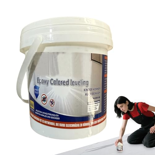 Epoxid-Bodenfarbe, Epoxid-farbige Sandbodenfarbe, selbstnivellierend, Hochglanz-Marmoreffekt, wasserbasiert, rutschfest, gefärbt, zum Nacharbeiten von Beton, Fliesen, Arbeitsplatte, Holz Epoxid-Bodenfarbe, Epoxid-farbige Sandbodenfarbe, selbstnivellierend, Hochglanz-Marmoreffekt, wasserbasiert, rutschfest, gefärbt, zum Nacharbeiten von Beton, Fliesen, Arbeitsplatte, Holz von Samuliy