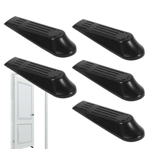 Gummifußabdrücker | 5 Keile Türstopper,Rutschfeste Kinderzimmer Türstopper Für Wohnung Schlafzimmer Haustierbereich Garage Hotel Gewerbe von Samuliy