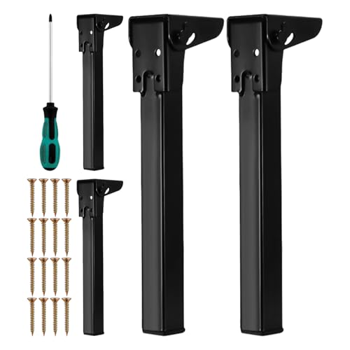 Klappbare Tischbeine - 4 Klapptischbeine Camping | Robuste Möbelfüße für Nachttisch Stuhl Schreibtisch Küche Sofa Bett Schrank Kommode Klappbare Tischbeine - 4 Klapptischbeine Camping | Robuste Möbelfüße für Nachttisch Stuhl Schreibtisch Küche Sofa Bett Schrank Kommode von Samuliy