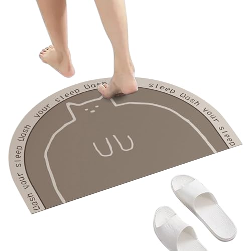 Samuliy Badezimmerteppiche - Badezimmer Bodenmatte | Karokätzchen Auslegeware rutschfeste Badewannenmatte für Badezimmer Flur Wohnzimmer Küche Samuliy Badezimmerteppiche - Badezimmer Bodenmatte | Karokätzchen Auslegeware rutschfeste Badewannenmatte für Badezimmer Flur Wohnzimmer Küche von Samuliy