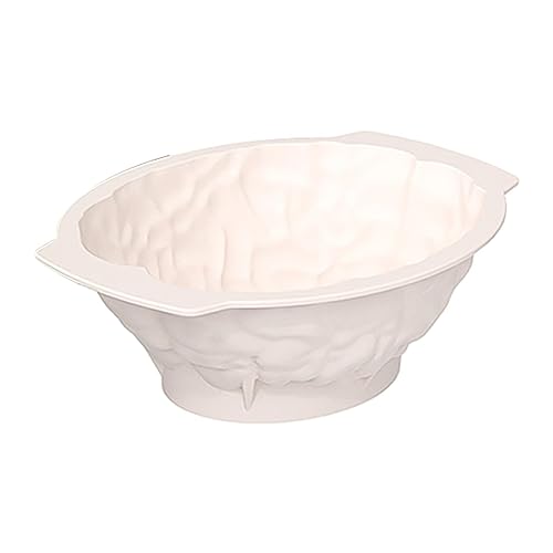 Samuliy Silikonform in Gehirnform – Gehirn- -Form – Silikon Gehirnkuchenform – menschliche Gehirnform Backen Silikon Halloween Kuchenform Pudding Gelee Dessert Brotform von Samuliy