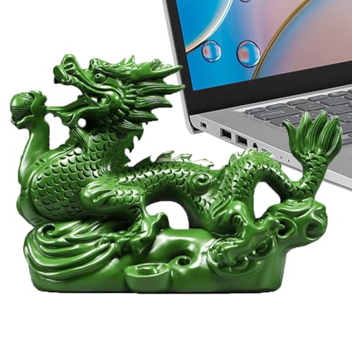 Samuliy Sternzeichen-Drachenstatue, chinesische Feng Shui-Drachenstatue,Chinesische Tierkreisfiguren-Statue | Handgefertigte Fengshui Sternzeichen-Drachen-Figuren-Skulptur für Wohnzimmer, von Samuliy