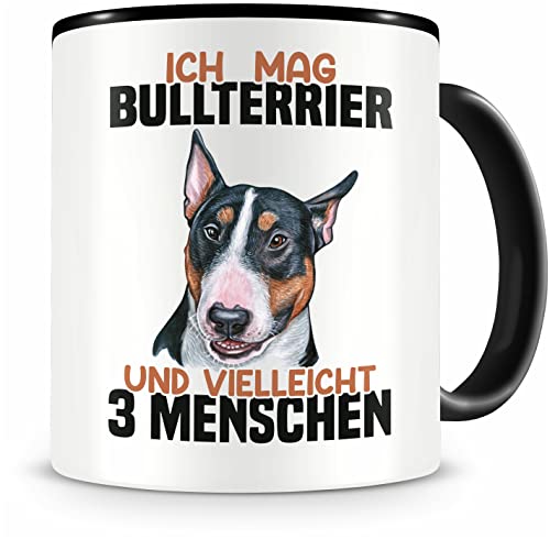 Samunshi® Bullterrier Tasse mit Spruch Ich mag Bullterrier Geschenk für Hunde Fans Kaffeetasse Lustige Tassen zum Geburtstag von Samunshi