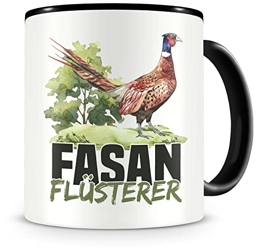 Samunshi® Fasan Tasse mit Spruch Fasan Flüsterer Geschenk für Fasan Fans Kaffeetasse Lustige Tassen zum Geburtstag von Samunshi