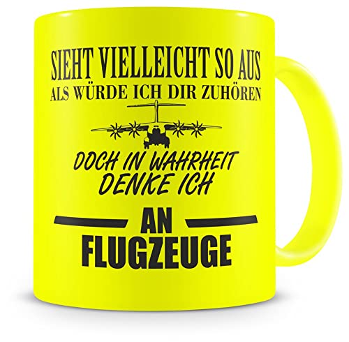 Samunshi® Flugzeug Tasse mit Spruch Geschenke für Piloten Mann Frau Oma oder Opa Kaffeetasse groß Lustige Tassen zum Geburtstag witzige Teetasse von Samunshi