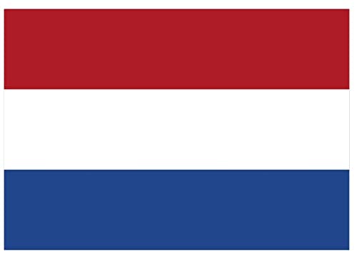 Samunshi® Niederlande Flagge Aufkleber Autoaufkleber in den Nationalfarben - 10x7cm von Samunshi