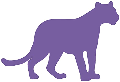 Samunshi® Panther als Wandtattoo in verschiedenen Farben und Größen - Tier Aufkleber 20 x 13,4cm lavendel von Samunshi