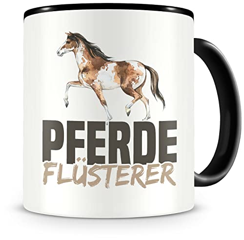 Samunshi® Pferde Tasse mit Spruch Pferde Flüsterer Geschenk für Pferde Fans Kaffeetasse Lustige Tassen zum Geburtstag 300ml von Samunshi