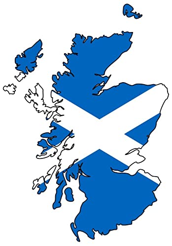 Samunshi® Schottland Aufkleber Digitaldruck - 14x20cm von Samunshi