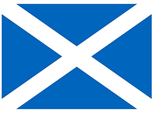 Samunshi® Schottland Flagge Aufkleber Autoaufkleber in den Nationalfarben - 30x21cm von Samunshi