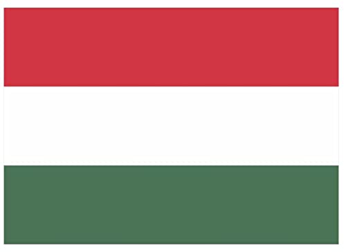 Samunshi® Ungarn Flagge Aufkleber Autoaufkleber in den Nationalfarben - 10x7cm von Samunshi