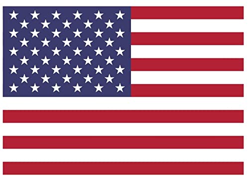 Samunshi® Usa Flagge Aufkleber Autoaufkleber in den Nationalfarben - 50x35cm von Samunshi